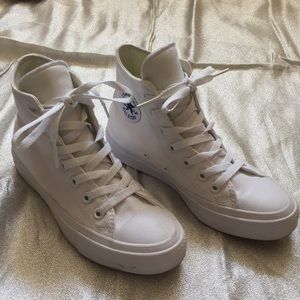 converse lunarlon white